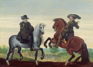 Maurice (1567-1625) og Frederik Henrik (1584-1647) af Nassau, prinser af Orange