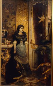 La derniere etape. Peinture af Pavel Alexandrovich Svedomsky (Svedomski) (1849-1904), huile sur toile