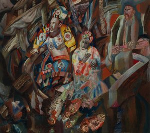 Øst og Vest, 1912-1913 af Pavel Nikolayevich Filonov