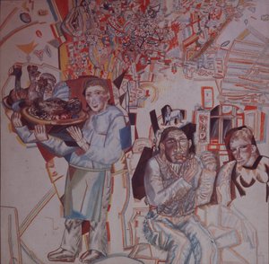 Restaurant af Pavel Nikolayevich Filonov