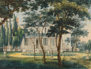 Et landsted, muligvis General Moreaus landsted i Morrisville..., 1811-ca. 1813.
