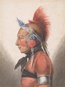 En Osage-kriger, 1811-ca. 1813.