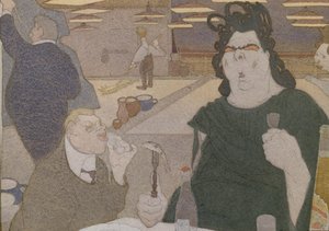 Fyodor Shalyapin karikatur, 1910