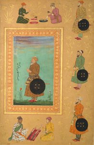 Portræt af Islam Khan Mashhadi, 1600-tallet.