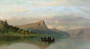Fra Nordfjord (olie på lærred) af Peder Cappelen Thurmann