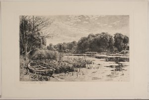 Dammen ved Strandmøllen af Peder Monsted