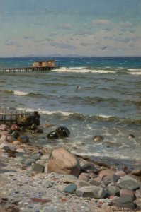 P.Mönsted, Am Strand af Peder Monsted