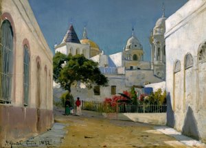 Byudsigt i Cadiz af Peder Monsted