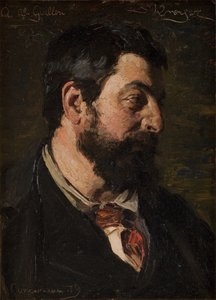 Portræt af den franske maler Alfred Guillou af Peder Severin Krøyer