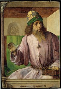 Portræt af Aristoteles, græsk filosof.