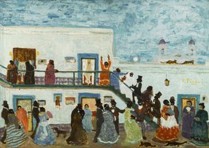 Ankomst til kirken; Ankommer fra kirken af Pedro Figari