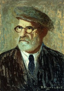 Selvportræt; selvportræt af Pedro Figari