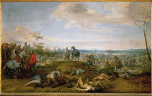 En kavalerienhed (maleri på lærred) af Peeter Snayers