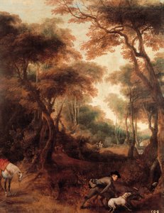 Kong Filip IV af Spanien (1605-1665) har jagt,. Detalje. Maleri af Peter Snayers (1592-1667). 1621-1665. Madrid. Museet for Prado-museet.