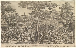 Bondemarked, 1559. af Peeter van der Borcht
