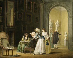 Interiør fra en kunstsamling af Pehr Hilleström