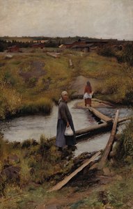 Genvejen, 1892. af Pekka Halonen
