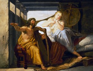 Ossian og Malvina af Pelagio Palagi