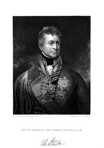 Sir Thomas Picton, britisk soldat, 1800-tallet.