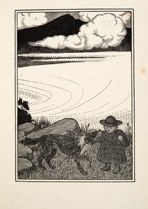 A Child Saved, fra A Hundred Anecdotes of Animals, pub. 1924 af Percy J. Billingshurst