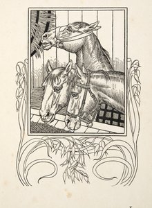Assisting the Aged, fra A Hundred Anecdotes of Animals, pub. 1924 af Percy J. Billingshurst