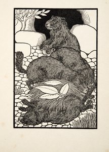 Division of Labour, fra A Hundred Anecdotes of Animals, pub. 1924 af Percy J. Billingshurst