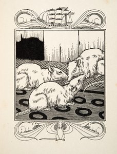 Filial Duty, fra A Hundred Anecdotes of Animals, pub. 1924 (gravering) af Percy J. Billingshurst
