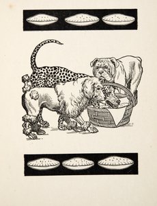 Of Two Evils Choosing the Mindst, fra A Hundred Anecdotes of Animals, pub. 1924 (gravering) af Percy J. Billingshurst