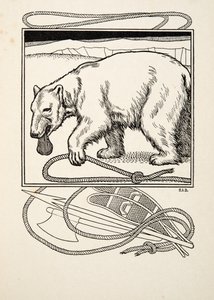 Sagacious Bruin, fra A Hundred Anecdotes of Animals, pub. 1924 af Percy J. Billingshurst