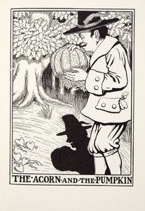 Egernet og græskaret, fra Fontaine Fables, pub. 1905