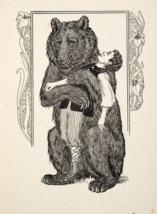 The Bear and Child, fra A Hundred Anecdotes of Animals, pub. 1924 af Percy J. Billingshurst