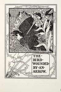 Fuglen, der blev såret af en pil, fra Fontaine Fables, pub. 1905