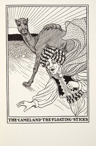 The Camel and the Floating Sticks, fra Fontaine Fables, pub. 1905 af Percy J. Billingshurst