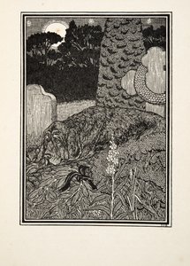The Dog of Montargis, fra A Hundred Anecdotes of Animals, pub. 1924 af Percy J. Billingshurst