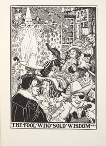 The Fool Who Sold Wisdom, fra Fontaine Fables, pub. 1905 (gravering) af Percy J. Billingshurst