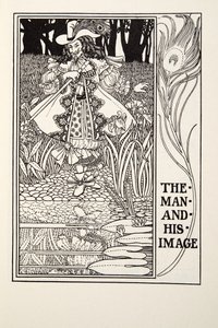 Manden og hans billede, fra Fontaine Fables, pub. 1905 (gravering) af Percy J. Billingshurst