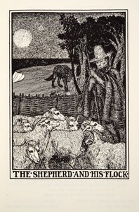 Hyrden og hans flok, fra Fontaine Fables, pub. 1905