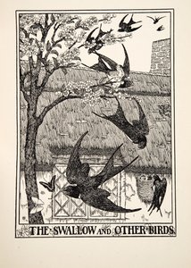 The Swallow and Other Birds, fra A Hundred Fables of Aesop, pub.1903