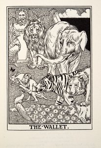 The Wallet, fra Fontaine Fables, pub. 1905 af Percy J. Billingshurst