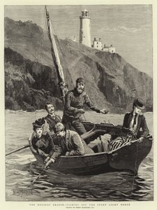Feriesæsonen, Fiskeri fra Start Light House af Percy Macquoid