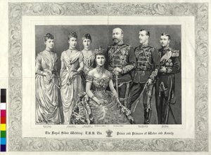 Den senere konge af England Britisk kongefamilie 1888 af Percy Macquoid