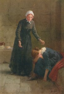 Illustration til Adam Bede af George Eliot (farvelitografi)