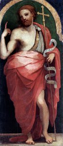 Johannes Baptist, Sidepanel (olie på træ, ca. 1535) af Perino del Vaga