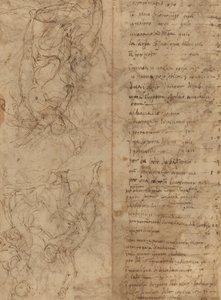 Figurstudier [verso] af Perino del Vaga
