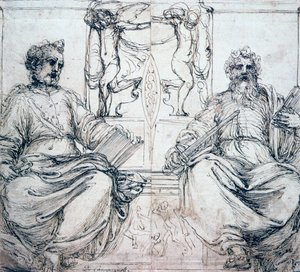 St. Pierre og St. Paul, 1500-tallet. af Perino del Vaga