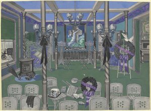 Begravelsesforretning, 1895-1920 af Perkins Harnly