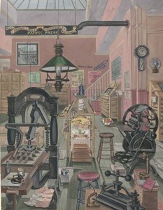 Trykkeri, 1870, 19351942. af Perkins Harnly