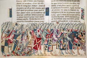 Royal 20 D. I f.221v Expedition of Xerces, illustration fra 