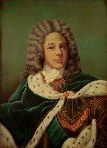 Portræt af Duc de Saint-Simon (1675-1755) efter et portræt af Hyacinthe Rigaud (1659-1743) 1887