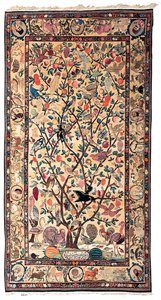 Et fint Kirman tæppe, 1898-99 af Persian School